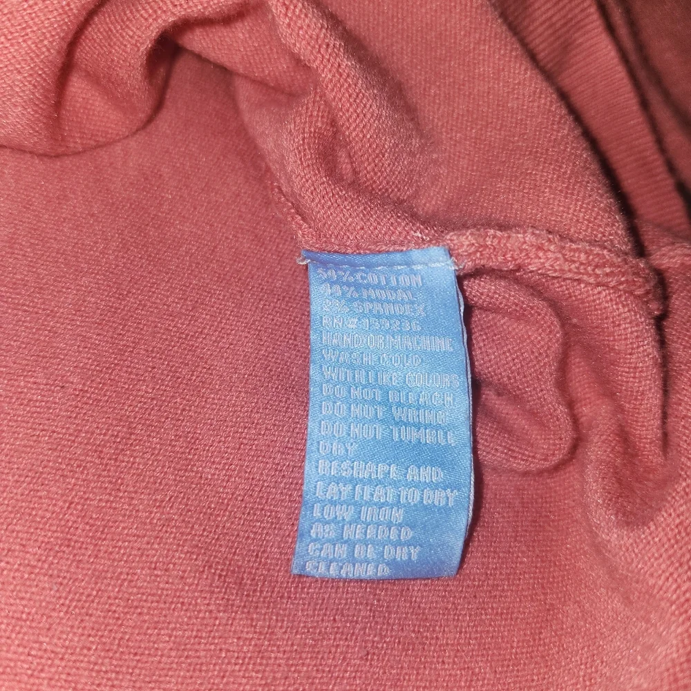 J. Mclaughlin Longsleeve Coral Sweater Sz Small Decorative Buttons Soft Knit, - Picture 3 of 7